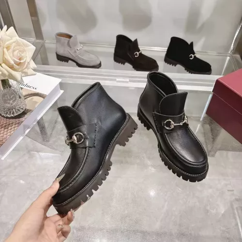Replica Gucci Boots For Women #1374076 $125.00 USD for Wholesale