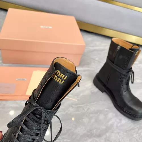 Replica MIU MIU Boots For Women #1374115 $122.00 USD for Wholesale