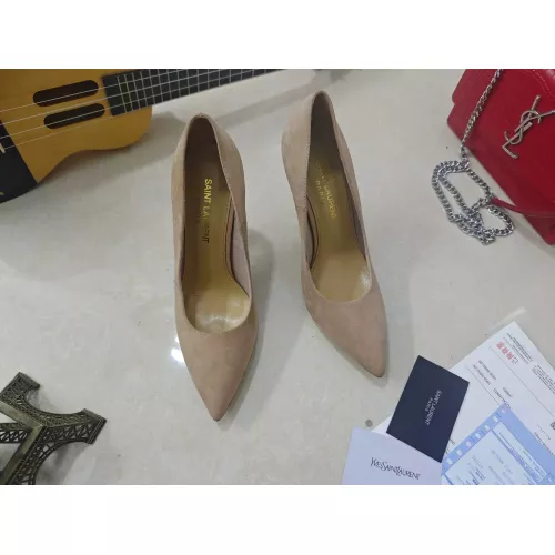 Replica Yves Saint Laurent YSL High-Heeled Shoes For Women #1374122 $118.00 USD for Wholesale