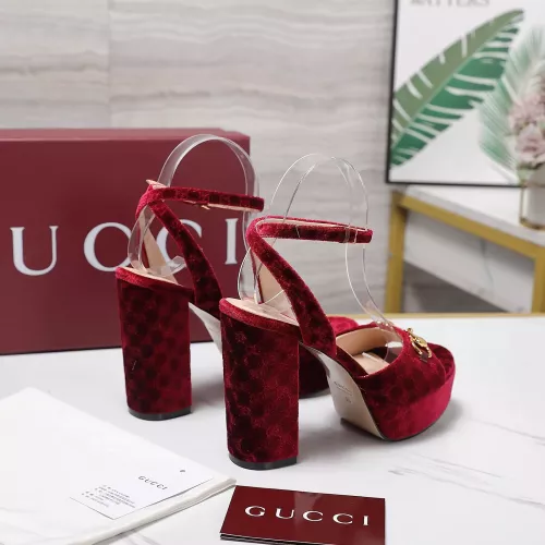 Replica Gucci Sandal For Women #1374123 $112.00 USD for Wholesale