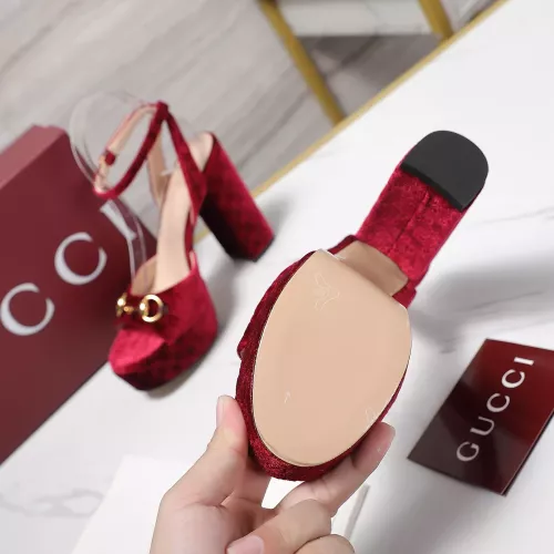 Replica Gucci Sandal For Women #1374123 $112.00 USD for Wholesale