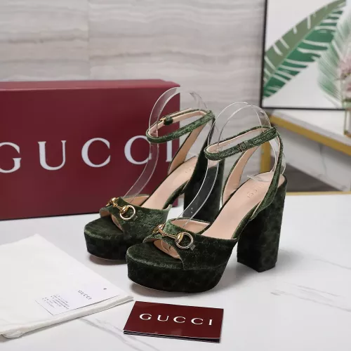 Replica Gucci Sandal For Women #1374124 $112.00 USD for Wholesale