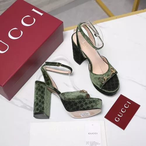Replica Gucci Sandal For Women #1374124 $112.00 USD for Wholesale