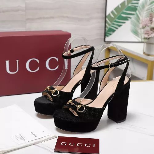 Replica Gucci Sandal For Women #1374125 $112.00 USD for Wholesale