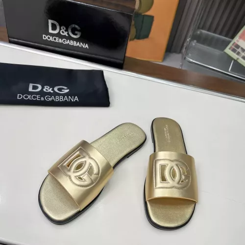 Replica Dolce & Gabbana D&G Slippers For Women #1374154 $85.00 USD for Wholesale