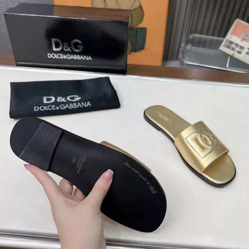 Replica Dolce & Gabbana D&G Slippers For Women #1374154 $85.00 USD for Wholesale