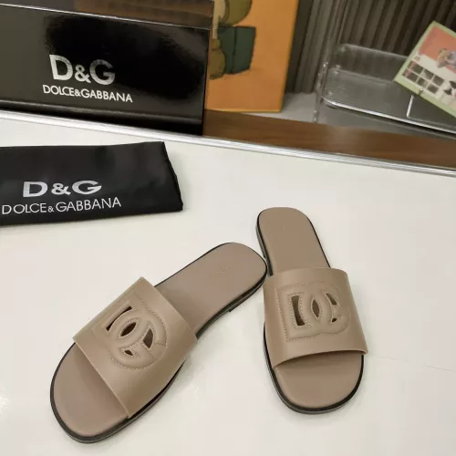 Replica Dolce & Gabbana D&G Slippers For Women #1374155 $85.00 USD for Wholesale