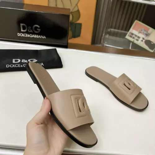 Replica Dolce & Gabbana D&G Slippers For Women #1374155 $85.00 USD for Wholesale