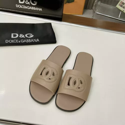 Replica Dolce & Gabbana D&G Slippers For Women #1374155 $85.00 USD for Wholesale