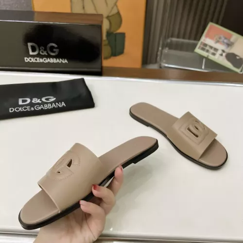Replica Dolce & Gabbana D&G Slippers For Women #1374155 $85.00 USD for Wholesale