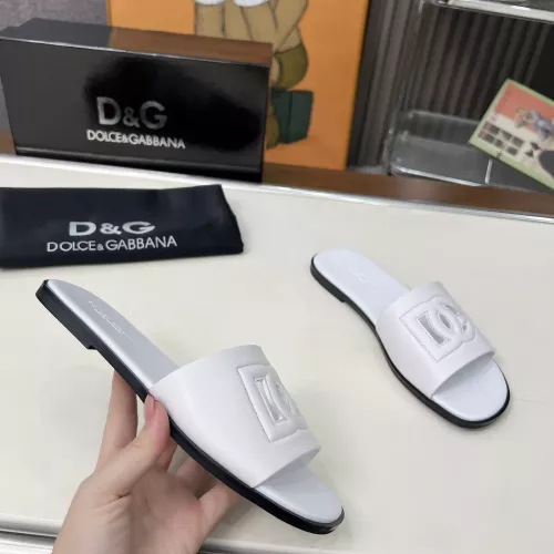 Replica Dolce & Gabbana D&G Slippers For Women #1374156 $85.00 USD for Wholesale