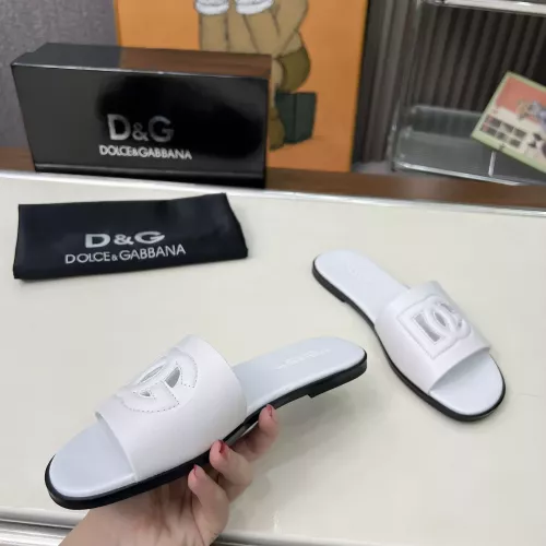 Replica Dolce & Gabbana D&G Slippers For Women #1374156 $85.00 USD for Wholesale