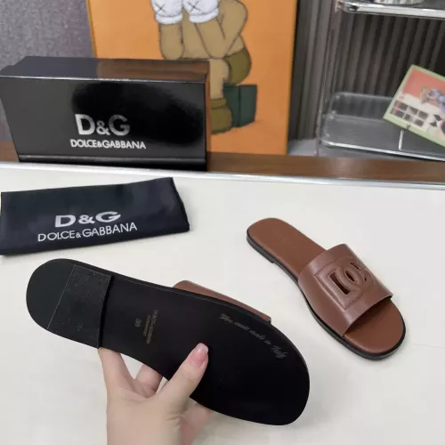 Replica Dolce & Gabbana D&G Slippers For Women #1374157 $85.00 USD for Wholesale
