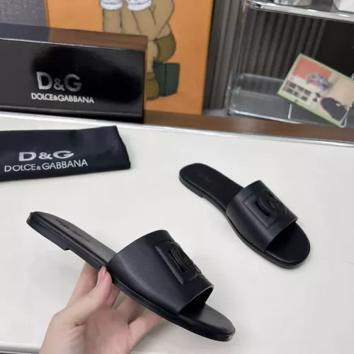 Replica Dolce & Gabbana D&G Slippers For Women #1374159 $85.00 USD for Wholesale