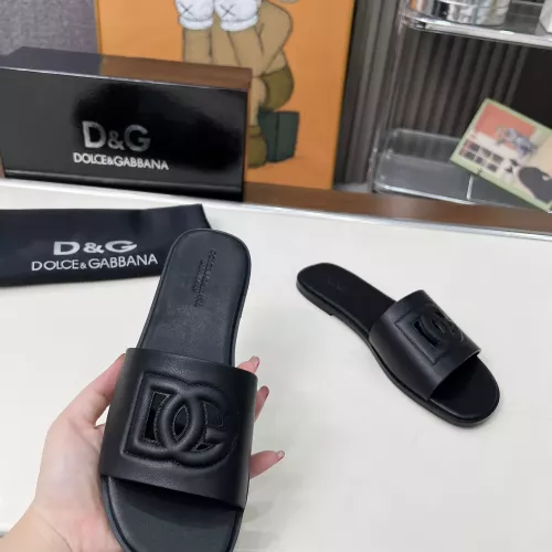 Replica Dolce & Gabbana D&G Slippers For Women #1374159 $85.00 USD for Wholesale