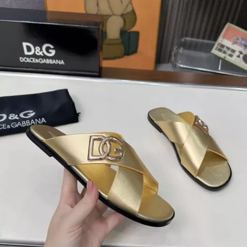 Replica Dolce & Gabbana D&G Slippers For Women #1374160 $88.00 USD for Wholesale