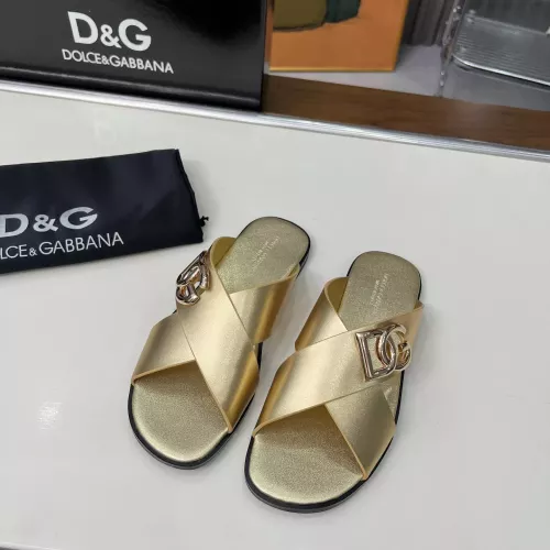 Replica Dolce & Gabbana D&G Slippers For Women #1374160 $88.00 USD for Wholesale