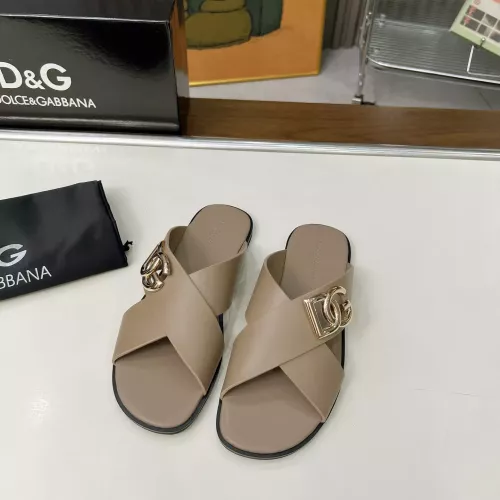 Replica Dolce & Gabbana D&G Slippers For Women #1374161 $88.00 USD for Wholesale