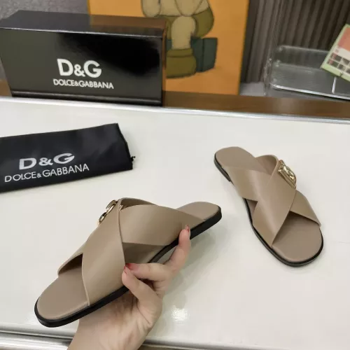 Replica Dolce & Gabbana D&G Slippers For Women #1374161 $88.00 USD for Wholesale