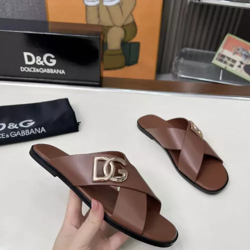 Replica Dolce & Gabbana D&G Slippers For Women #1374163 $88.00 USD for Wholesale