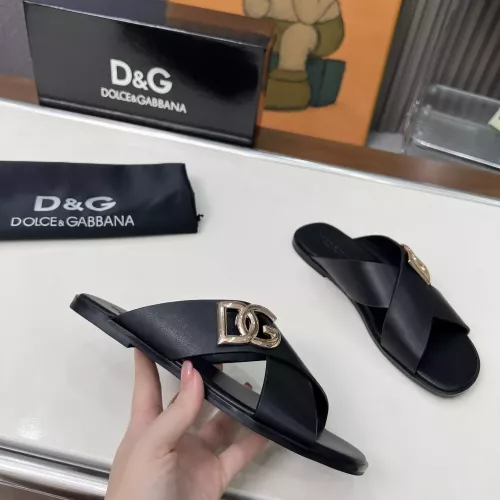 Replica Dolce & Gabbana D&G Slippers For Women #1374165 $88.00 USD for Wholesale