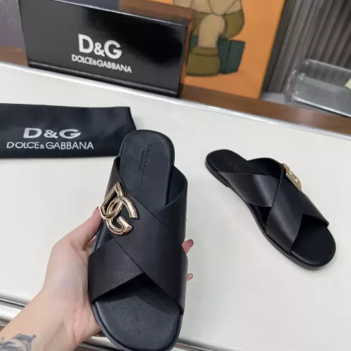 Replica Dolce & Gabbana D&G Slippers For Women #1374165 $88.00 USD for Wholesale