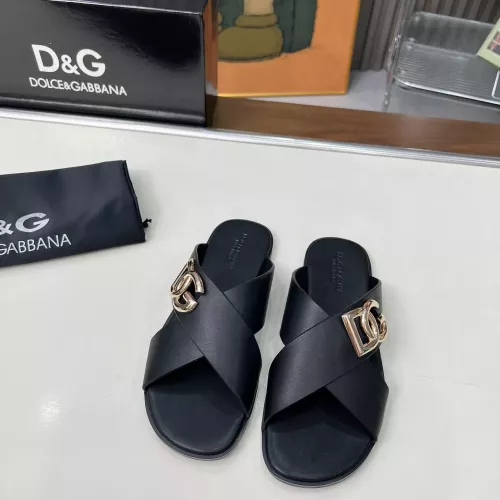 Replica Dolce & Gabbana D&G Slippers For Women #1374165 $88.00 USD for Wholesale
