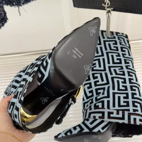 Replica Balmain Boots For Women #1374178 $155.00 USD for Wholesale