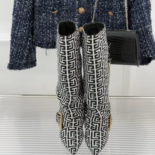 Replica Balmain Boots For Women #1374179 $155.00 USD for Wholesale