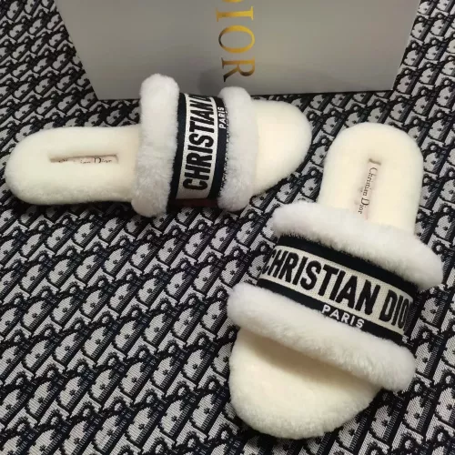 Replica Christian Dior Slippers For Women #1374184 $92.00 USD for Wholesale