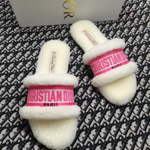 Replica Christian Dior Slippers For Women #1374185 $92.00 USD for Wholesale