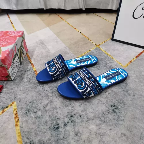 Replica Dolce & Gabbana D&G Slippers For Women #1374249 $125.00 USD for Wholesale