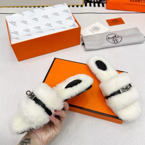 Replica Hermes Slippers For Women #1374259 $96.00 USD for Wholesale