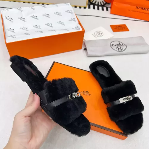Replica Hermes Slippers For Women #1374261 $96.00 USD for Wholesale