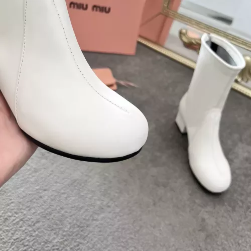 Replica MIU MIU Boots For Women #1374297 $100.00 USD for Wholesale