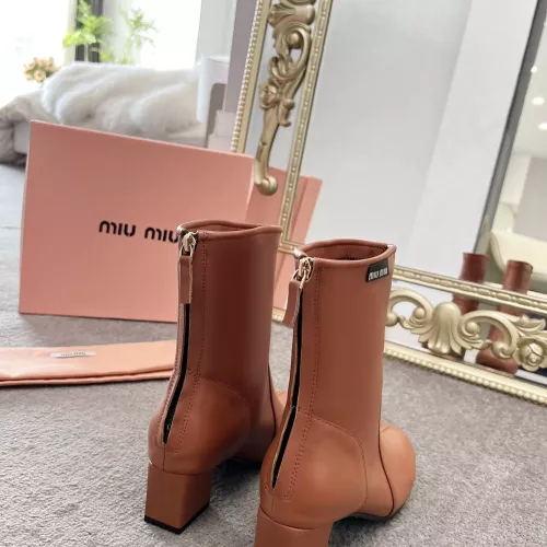 Replica MIU MIU Boots For Women #1374298 $100.00 USD for Wholesale