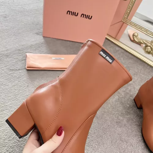 Replica MIU MIU Boots For Women #1374298 $100.00 USD for Wholesale