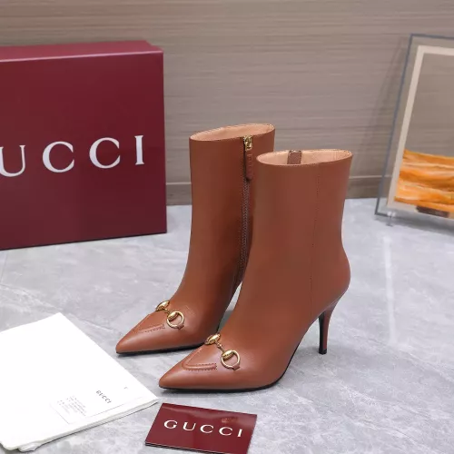Replica Gucci Boots For Women #1374316 $135.00 USD for Wholesale