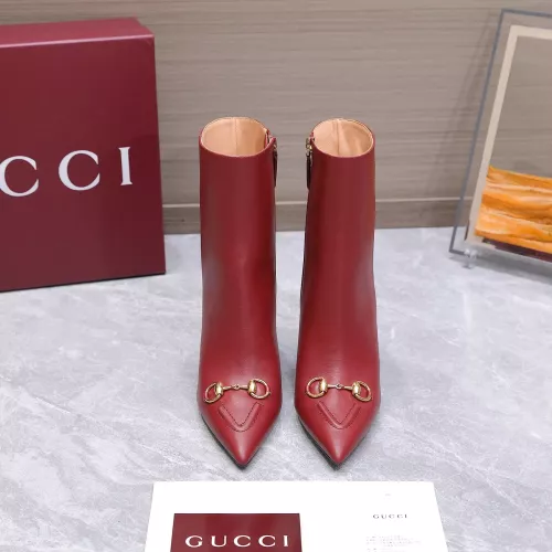 Replica Gucci Boots For Women #1374317 $135.00 USD for Wholesale