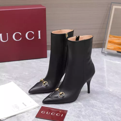 Replica Gucci Boots For Women #1374318 $135.00 USD for Wholesale