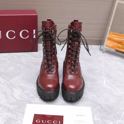 Replica Gucci Boots For Women #1374320 $155.00 USD for Wholesale