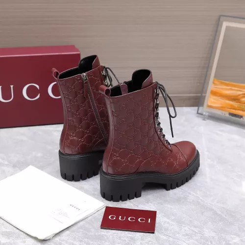 Replica Gucci Boots For Women #1374320 $155.00 USD for Wholesale