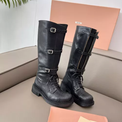 MIU MIU Boots For Women #1374337 $162.00 USD, Wholesale Replica MIU MIU Boots