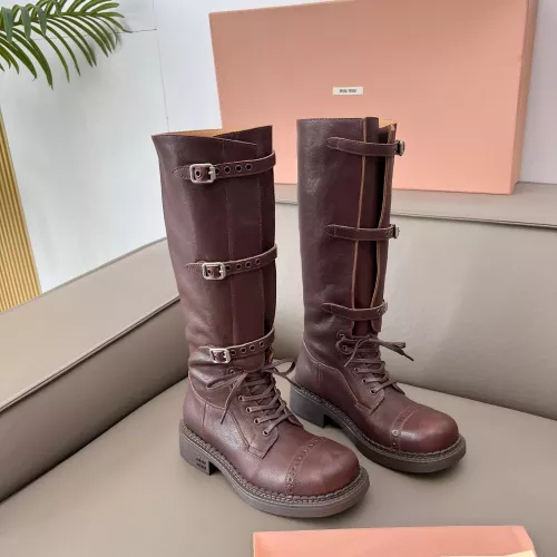MIU MIU Boots For Women #1374338 $162.00 USD, Wholesale Replica MIU MIU Boots
