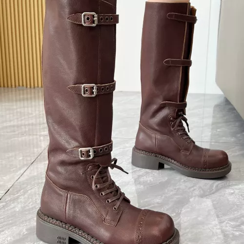 Replica MIU MIU Boots For Women #1374338 $162.00 USD for Wholesale