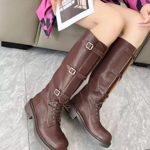 Replica MIU MIU Boots For Women #1374338 $162.00 USD for Wholesale