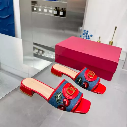Replica Valentino Slippers For Women #1374347 $96.00 USD for Wholesale