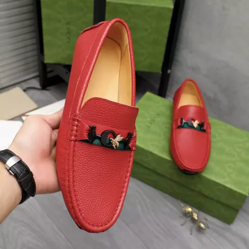 Replica Gucci Oxfords Shoes For Men #1374457 $72.00 USD for Wholesale