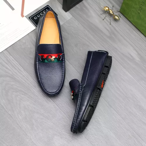 Replica Gucci Oxfords Shoes For Men #1374460 $72.00 USD for Wholesale