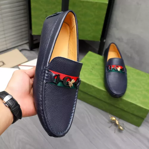Replica Gucci Oxfords Shoes For Men #1374460 $72.00 USD for Wholesale